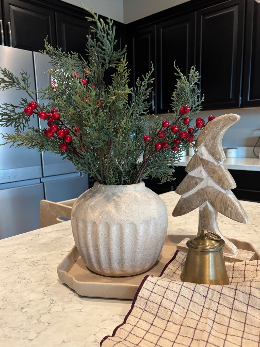Christmas kitchen decor 🎄

#targethome #targethomedecor #targetchristmasdecor #targetsale  #mcgeeandco #targetmcgeeandco #targetstudiomcgee #christmasdecor  #kitchenfalldecor #holidayseason #christmascandle #hearthandhand #christmasvibes #christmascenterpiece #christmasideas #christmashomefinds #targetfinds #ceramicvase #mcgeevase #ceramictray #homefinds #christmas2025 #decorativeobjects #target  #hearthandhand #hearthandhandstems #stems #christmasstems #targetsalefinds #seasonaldecor

#LTKHome #LTKSaleAlert #LTKSeasonal