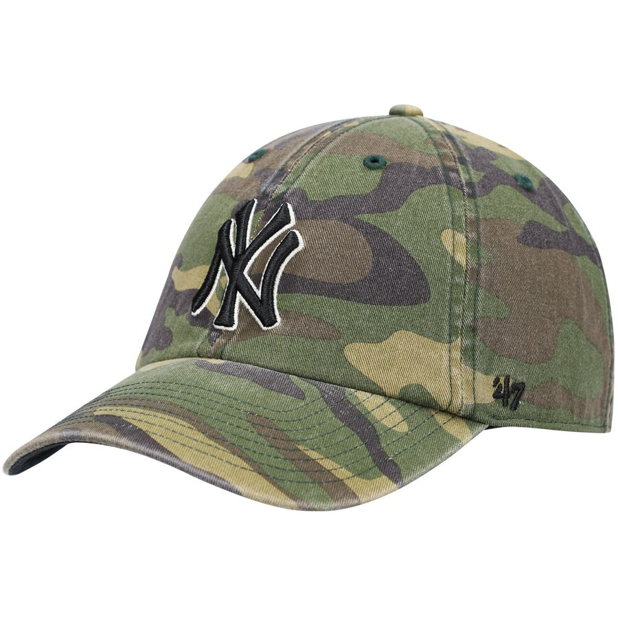 Men's New York Yankees '47 Camo Team Clean Up Adjustable Hat | MLB Shop