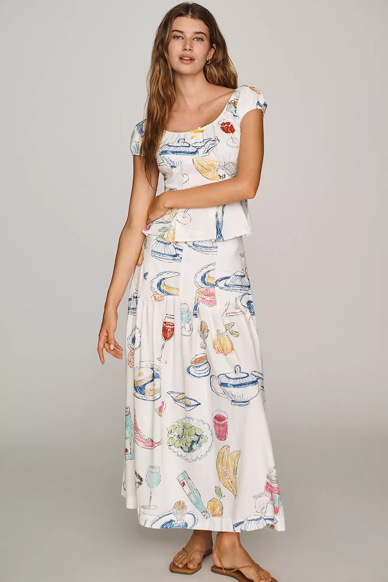 Lisa Says Gah Penny Midi Skirt | Anthropologie (US)