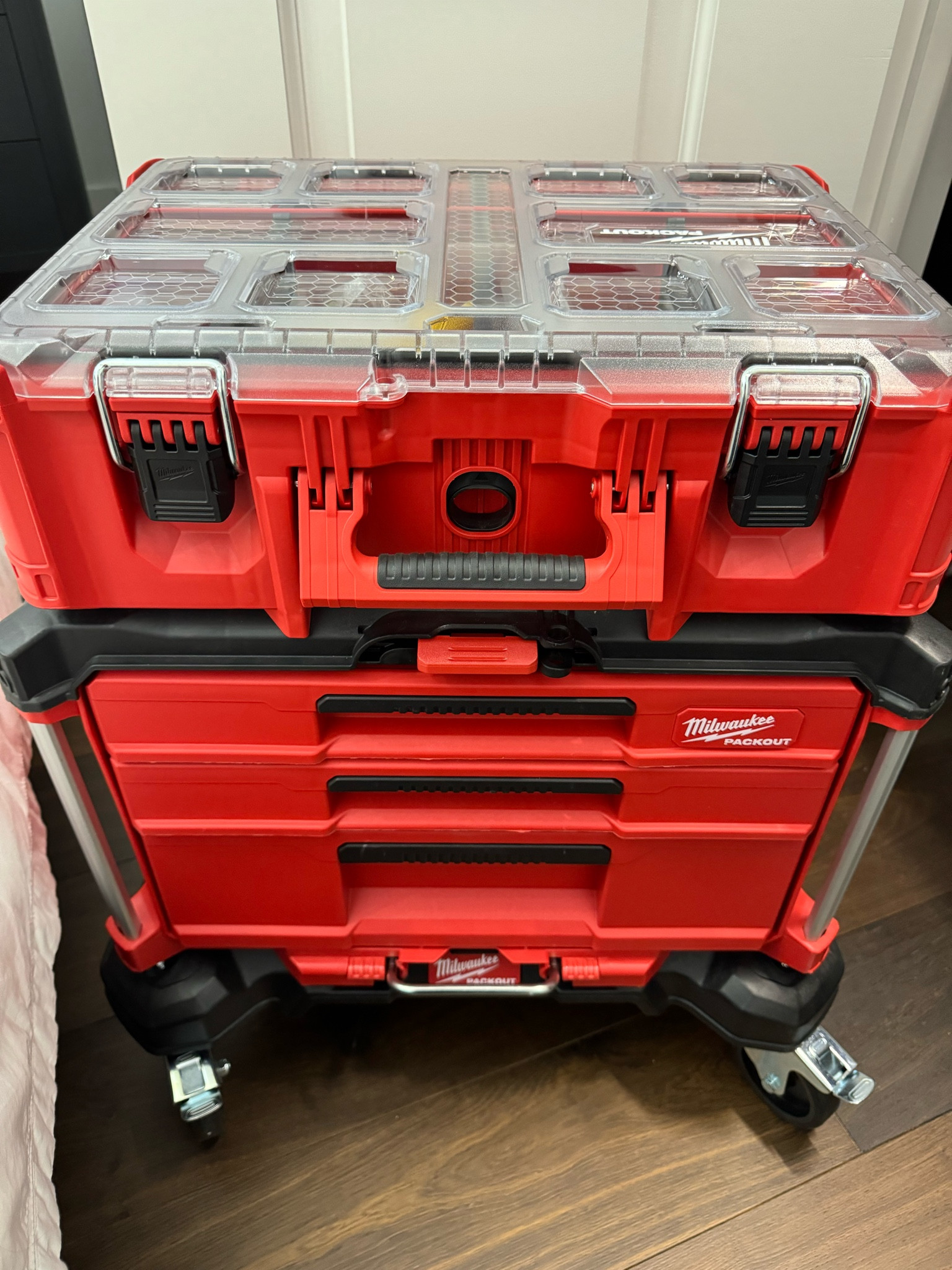 My new tool box (which is three items put together). 
