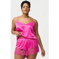 Lace & Satin Short in Pink | Torrid (US & Canada)