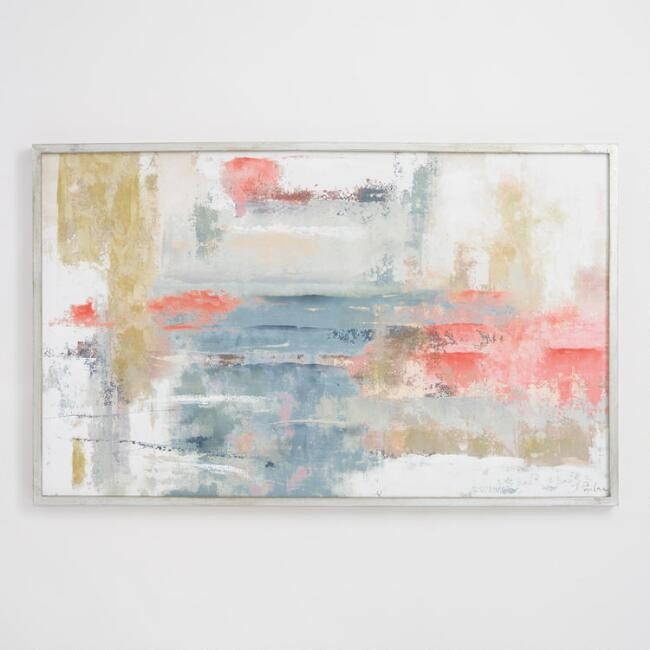 Blush Abstract by Joasia Pawlak Wall Art | World Market