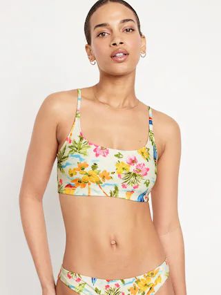 Scoop-Neck Bikini Swim Top for Women | Old Navy (US)