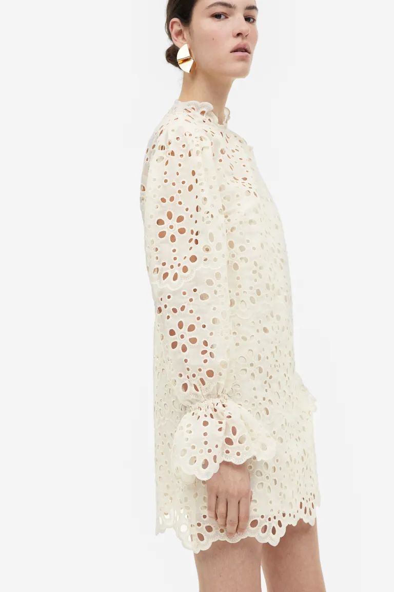 Eyelet Embroidery Dress | H&M (US + CA)
