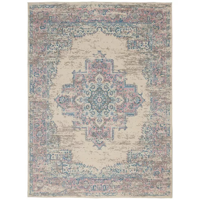 Nourison Grafix GRF14 Center Medallion Area Rug | Target