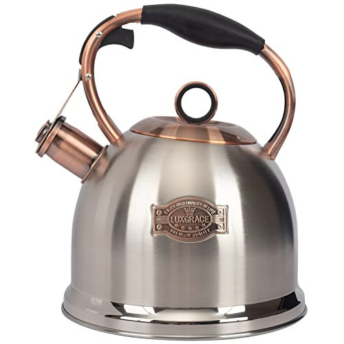 Whistling Stovetop Tea Kettle Food Grade Stainless Steel, Hot Water Fast to Boil for Stove Top-3.0Q | Amazon (US)