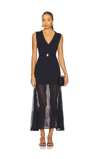 Orla Knit Maxi Dress in Navy | Revolve Clothing (Global)