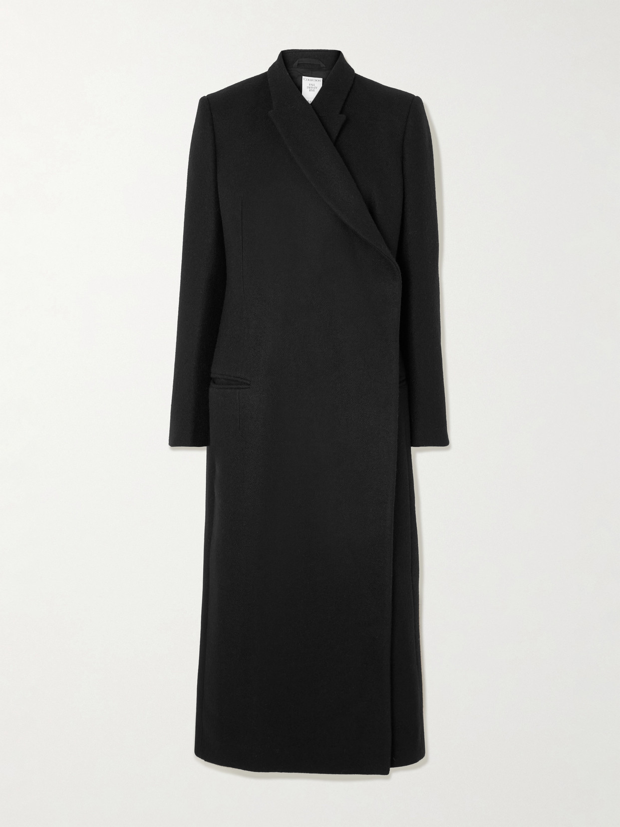 Calvin Klein Collection - Freya Wool And Silk-blend Coat - Black | NET-A-PORTER (US)