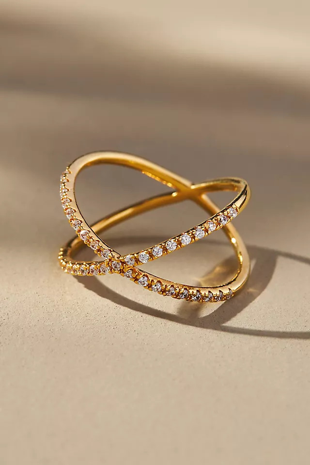 Criss-Cross Ring | Anthropologie (US)