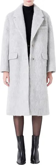 Grey Lab Oversize Longline Wool Blend Coat | Nordstrom | Nordstrom