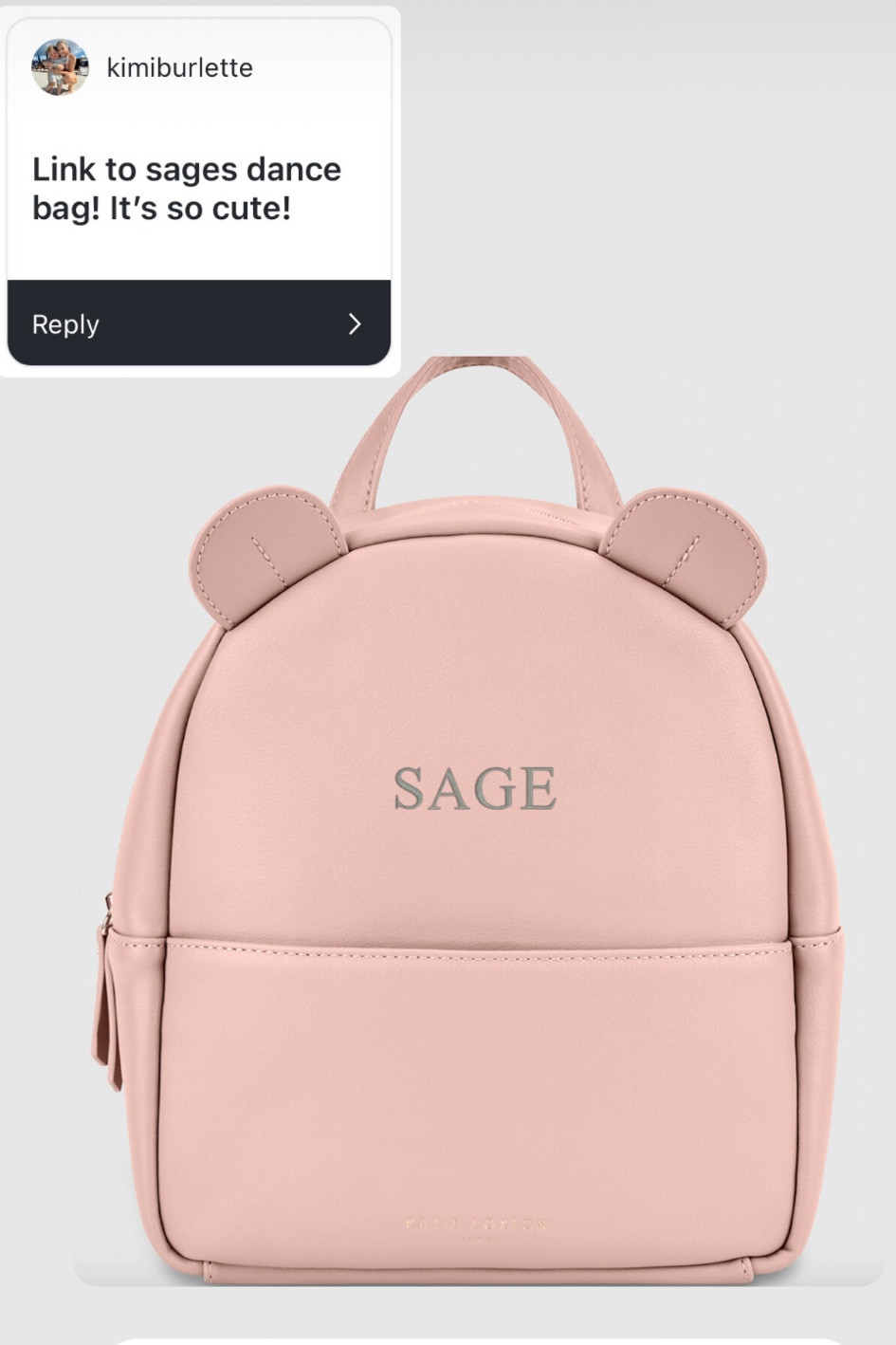 Sage’s dance and school backpack in the smaller size! 

#LTKKids #LTKBacktoSchool #LTKFindsUnder50