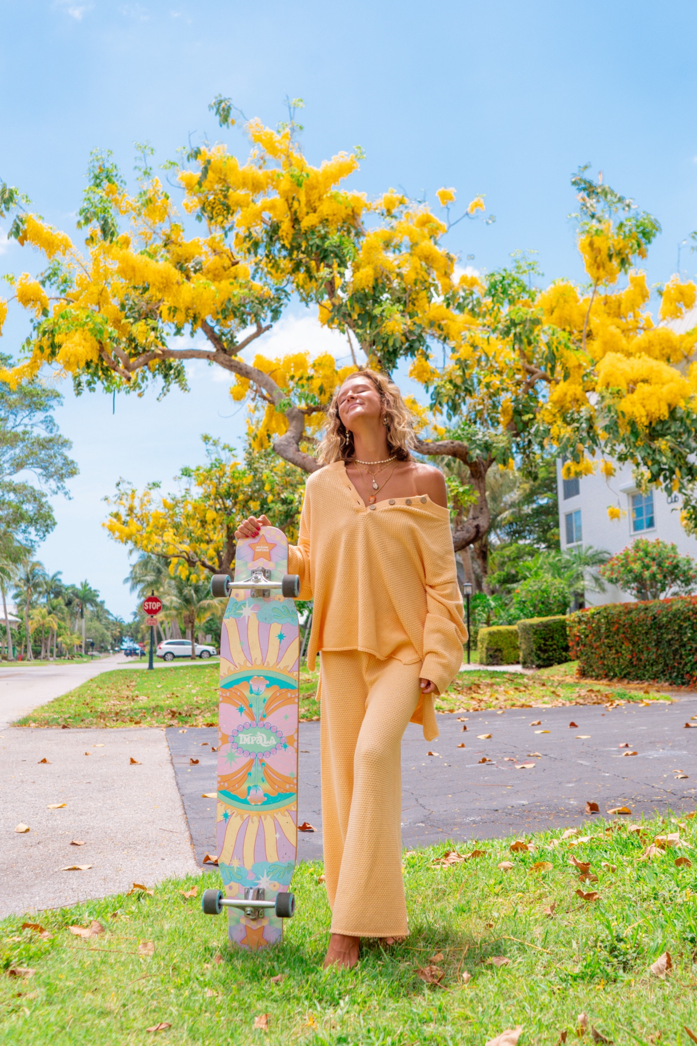 yellow sweater set☀️💛
