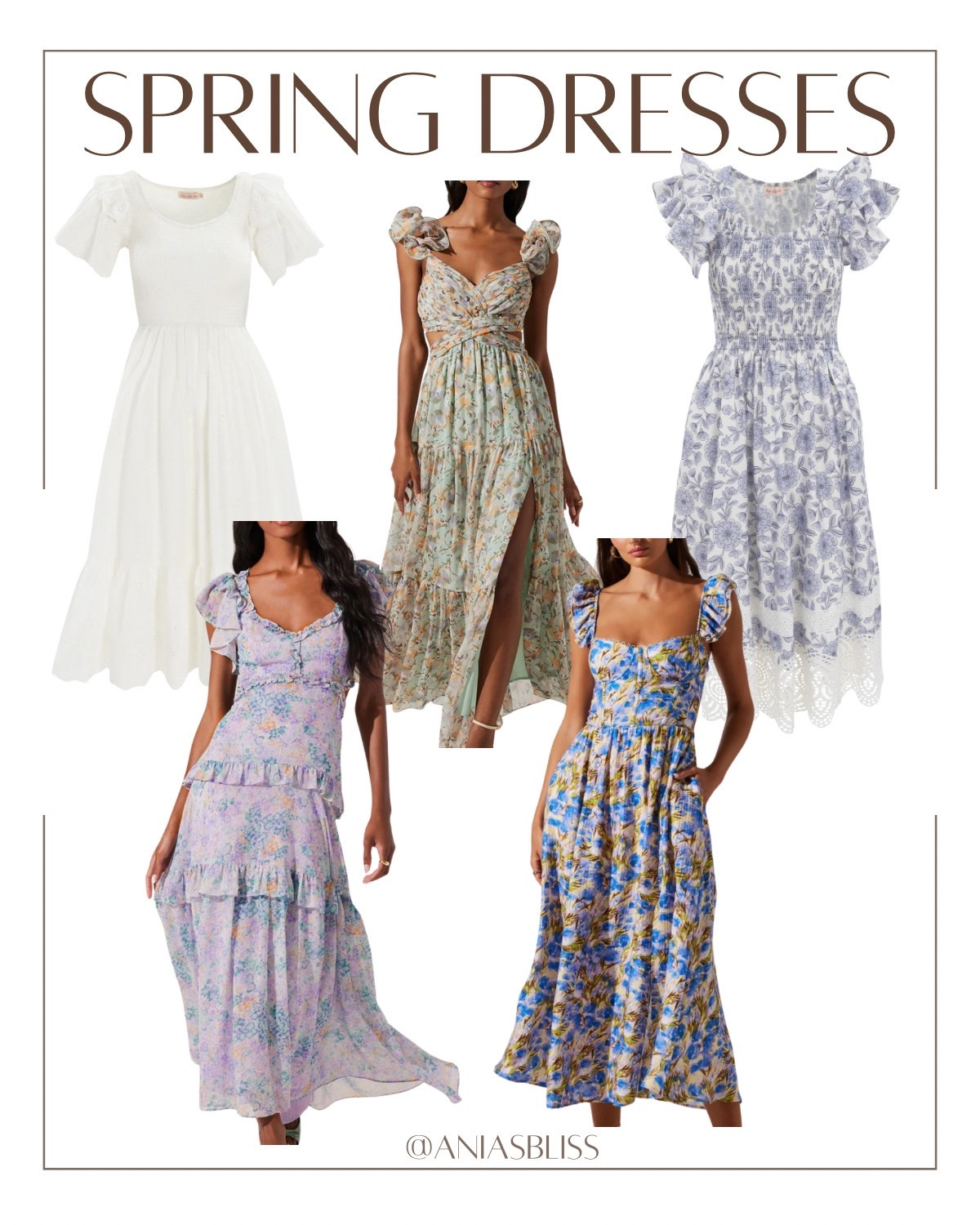 Spring dresses, Easter dresses, spring wedding guest dresses 

#LTKSeasonal #LTKWedding #LTKParties