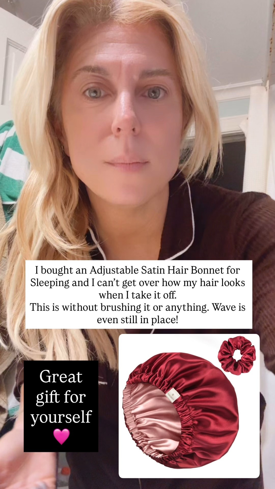 Adjustable Satin Bonnet Double Layer Hair Bonnet for Sleeping Bonnets

#LTKGiftGuide #LTKBeauty