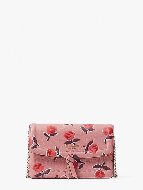 knott ditsy rose flap crossbody | Kate Spade (US)
