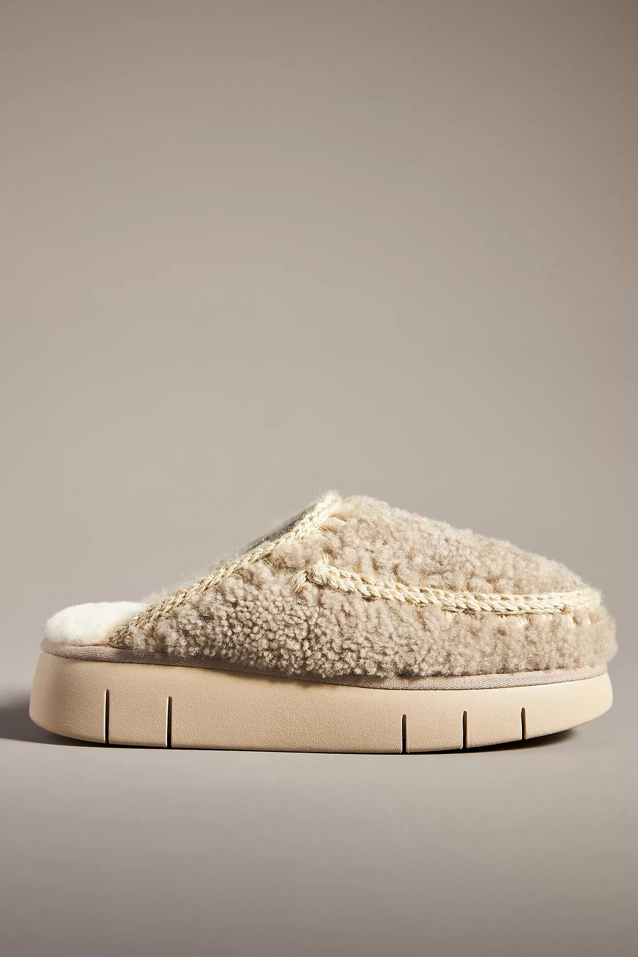 Mou Bounce Curly Clog Slippers | Anthropologie (US)