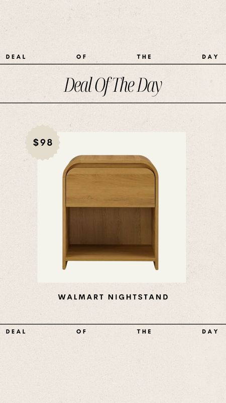 Deal of the Day - Walmart Nightstand!

home deals, home finds, furniture finds, nightstand, affordable furniture finds, budget friendly nightstand, budget friendly finds, Walmart finds, deals

#LTKfindsunder100 #LTKhome