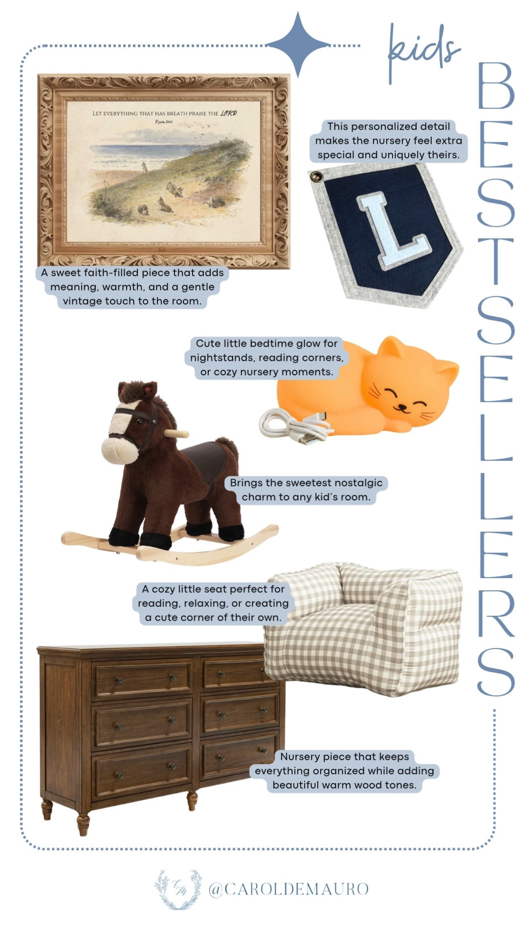 This week's most loved kids picks! From a nostalgic rocking horse to a personalized nursery banner, these are the pieces parents keep buying.

kids bestsellers, nursery decor favorites, personalized nursery decor, kids room essentials, toddler favorites, nursery dresser, weekly kids picks

#LTKHome #LTKKids #LTKU