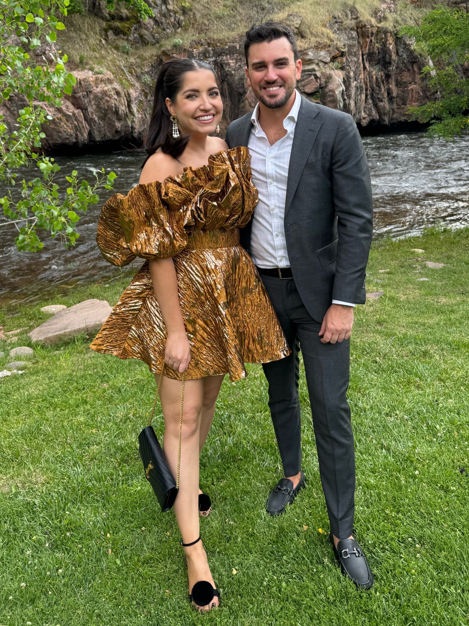A little Colorado wedding guest moment! My dress is unfortunately sold out, but I found it from a couple of Poshmark sellers  

#LTKWedding