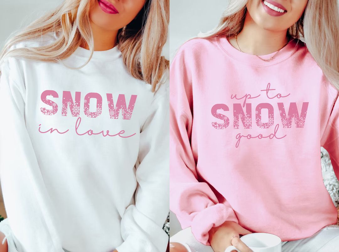 Snow in Love Bachelorette Sweatshirts Winter Bachelorette - Etsy | Etsy (US)