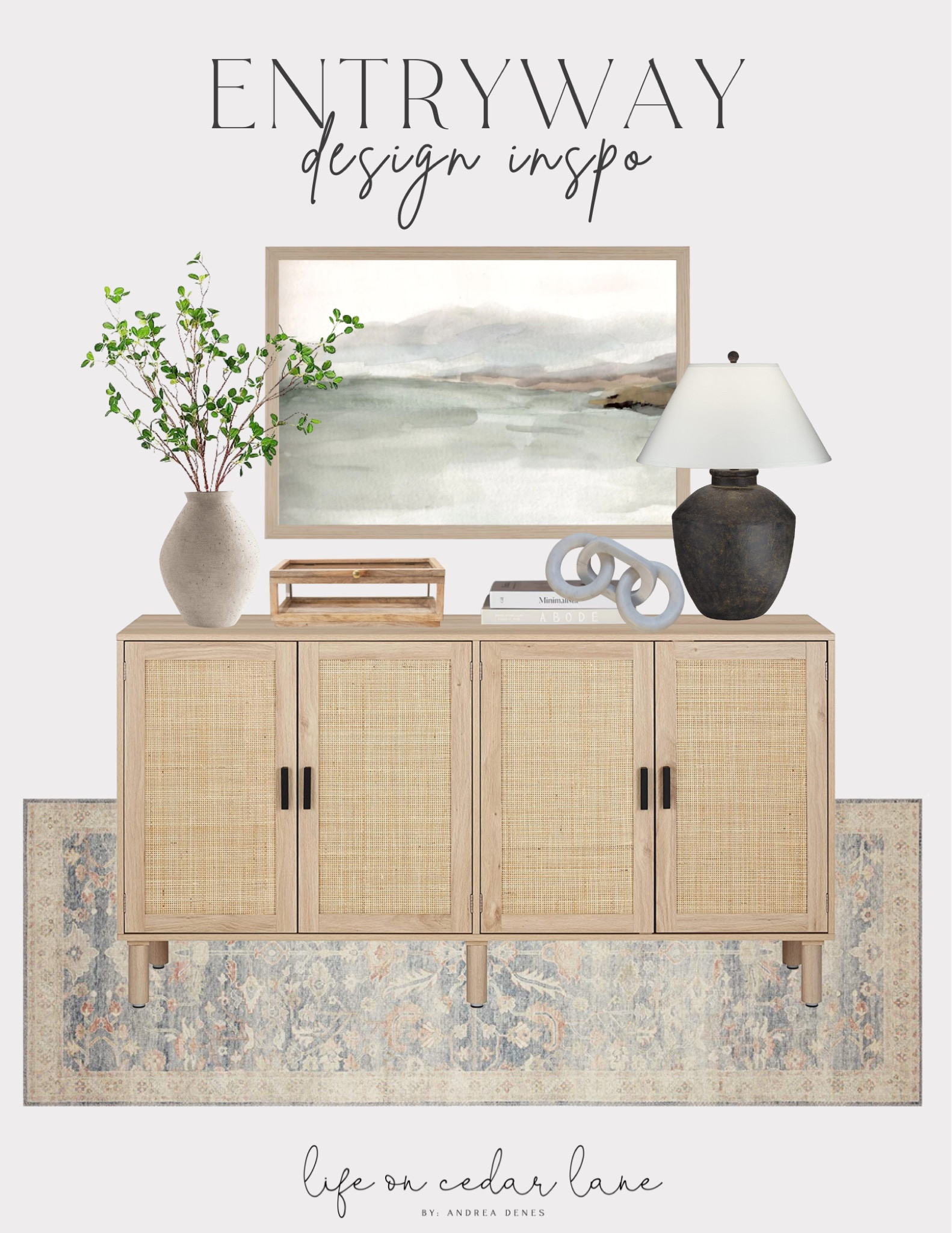 Entryway design styling perfect for your foyer or hallway. 

#amazonhome #homedecor #consoletable


#LTKsalealert #LTKunder100 #LTKhome