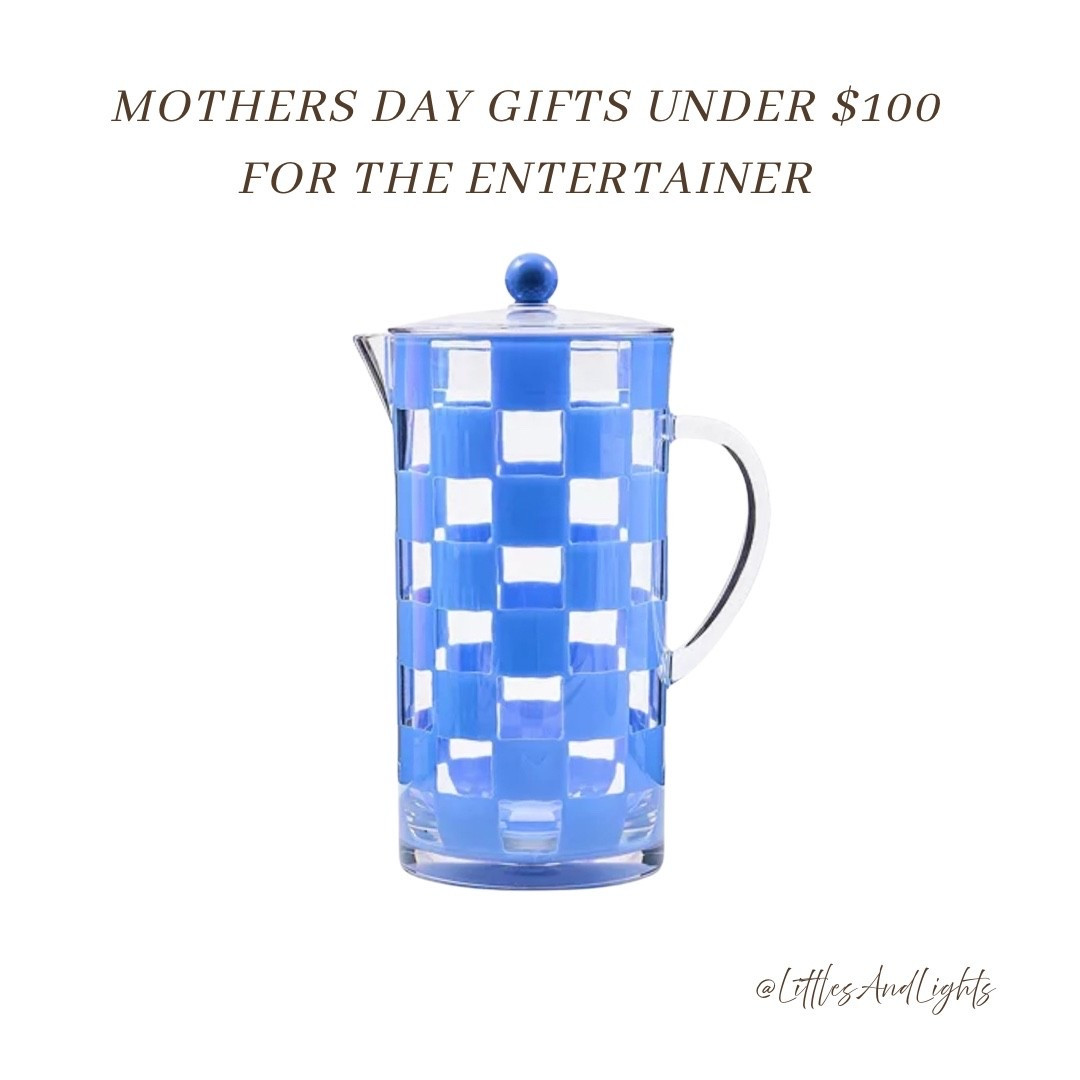 How cute is this acrylic pitcher from Mackenzie Childs? Gifts mom will actually love! 

#LTKMothersDay #LTKHome