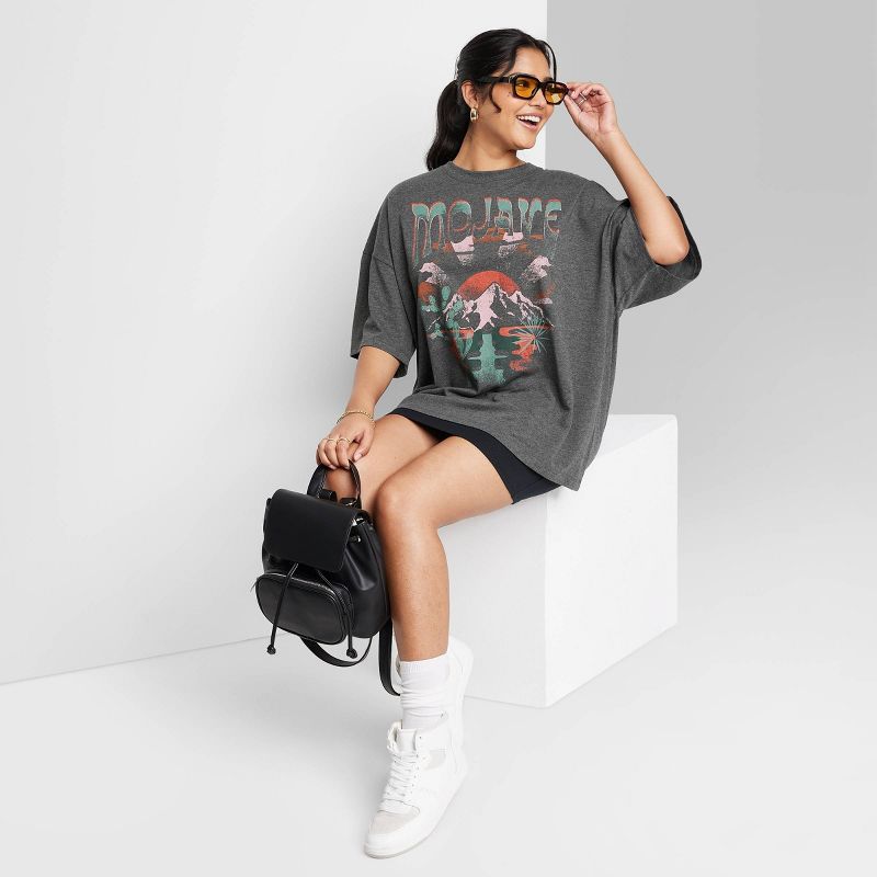 Women's Short Sleeve Oversized Graphic T-Shirt - Wild Fable™ | Target