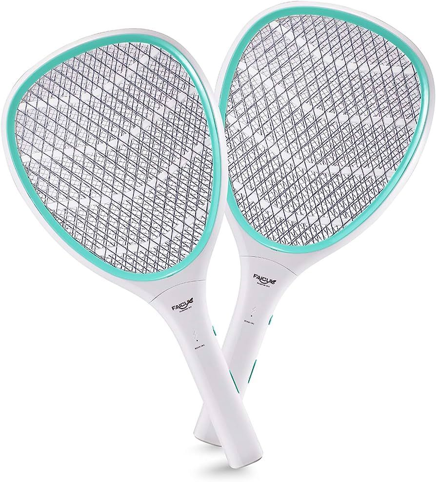 Faicuk 2 Pack Bug Zapper Racket Electric Fly Swatter | Amazon (US)