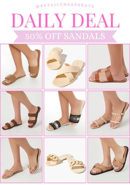 50% off sandals!

#LTKSaleAlert #LTKFindsUnder50 #LTKShoeCrush