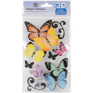 Paper House® Butterflies 3D Stickers | Michaels® | Michaels Stores
