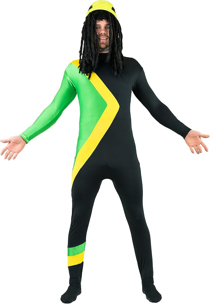 Bodysocks Jamaican Bobsleigh Cool Running's Fancy Dress | Amazon (US)