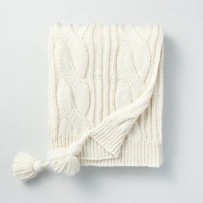 Cable Chunky Knit Throw Blanket - Hearth & Hand™ with Magnolia | Target