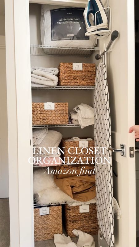 Linen Closet Organization! 

Amazon finds, home finds, Organizers, Portable Laundry Bin Basket with Carrying Handles, Hyacinth Baskets, Foldable Sheet Organizer for Linen Closet, Whitmor Wire Over The Door Ironing Caddy

#LTKhome #LTKfindsunder50 #LTKVideo