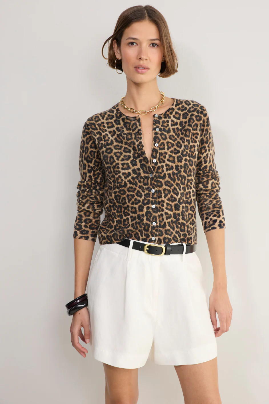 Lani Cardigan - Leopard | WYSE London