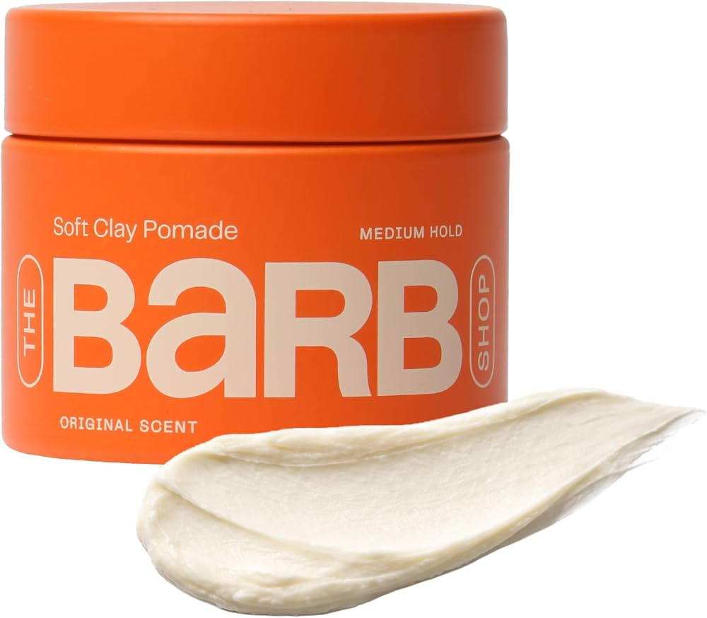 Barb Soft Clay Pomade for Women & Men, Medium Hold Hair Pomade Styling Clay | Amazon (US)