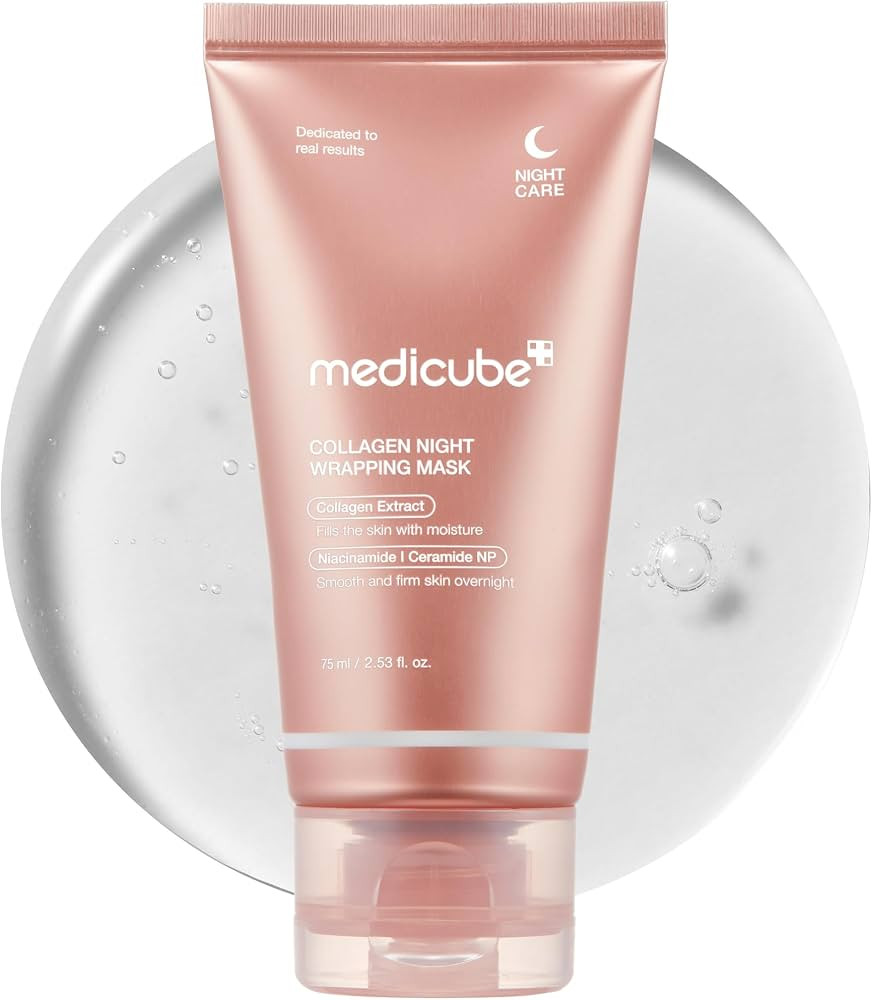 medicube Wrapping Mask Collagen - Overnight Peel Off Facial Mask | Amazon (US)