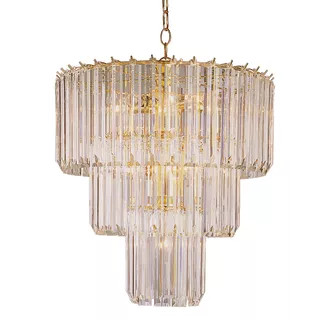 Back to Basics 9 Light 3 Tier Mini Chandelier | Build.com, Inc.