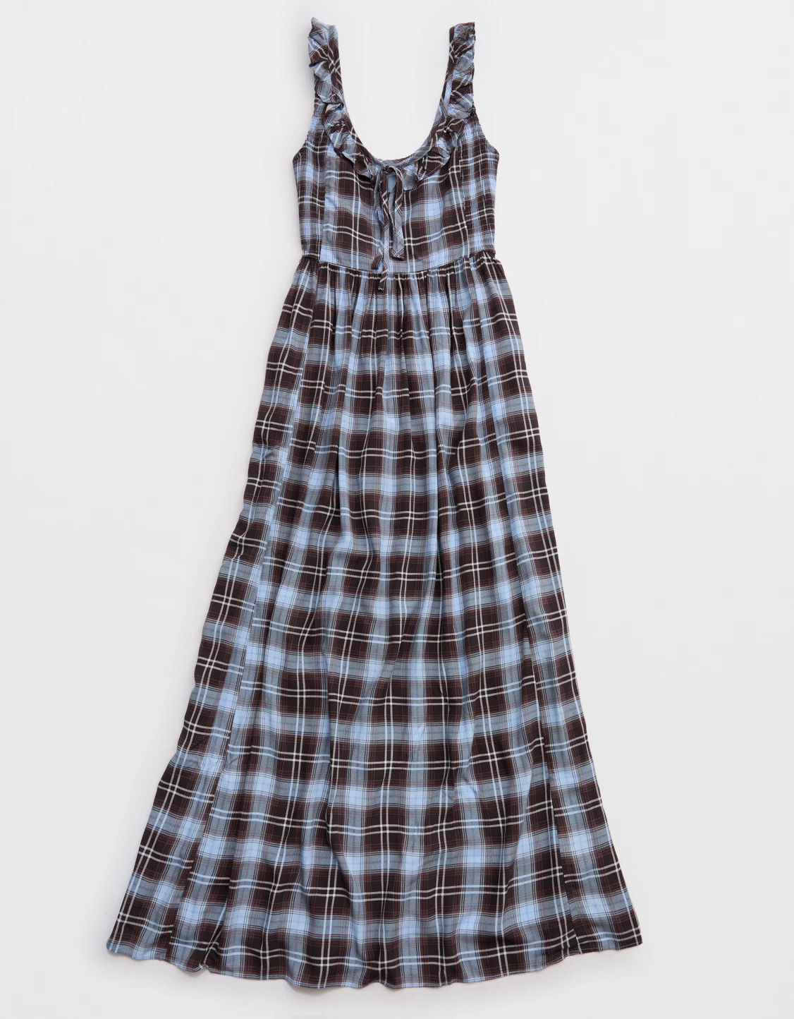 Aerie Happy & Drapey Side Smocked Dress | Aerie