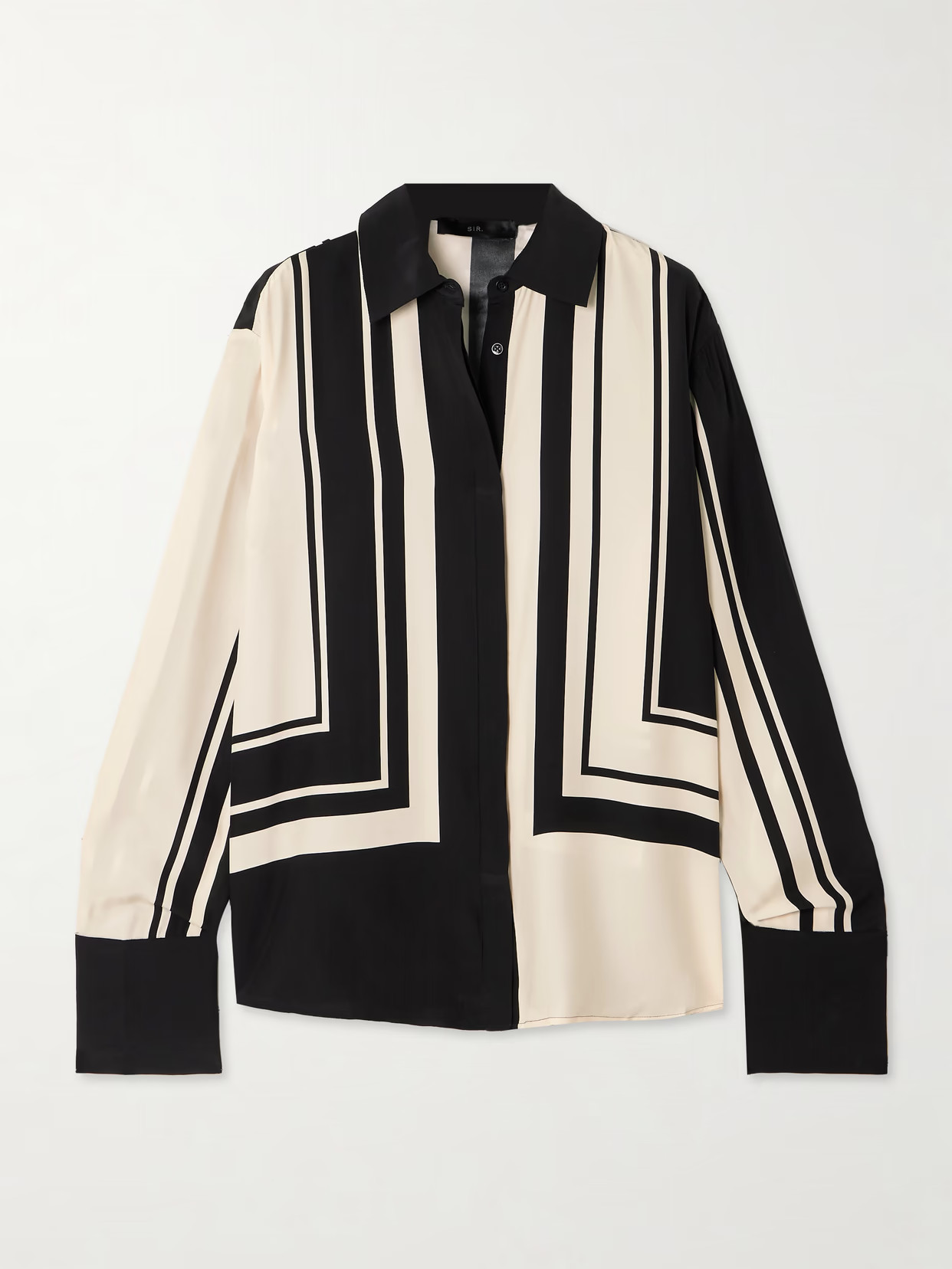 SIR. - Pietra Printed Silk Crepe De Chine Shirt - Multi | NET-A-PORTER (US)