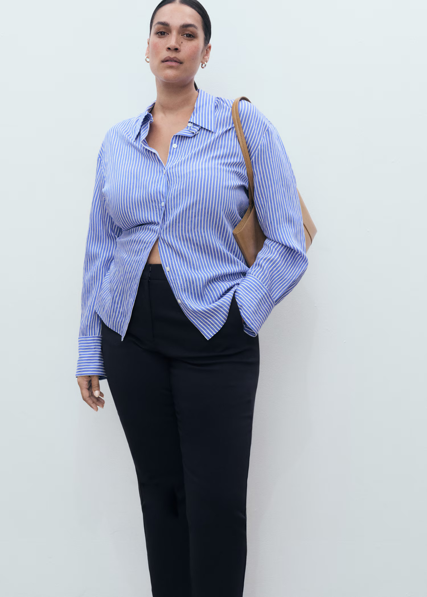 Straight-cut crop pants - Women | MANGO USA | Mango (US/MX/AU)