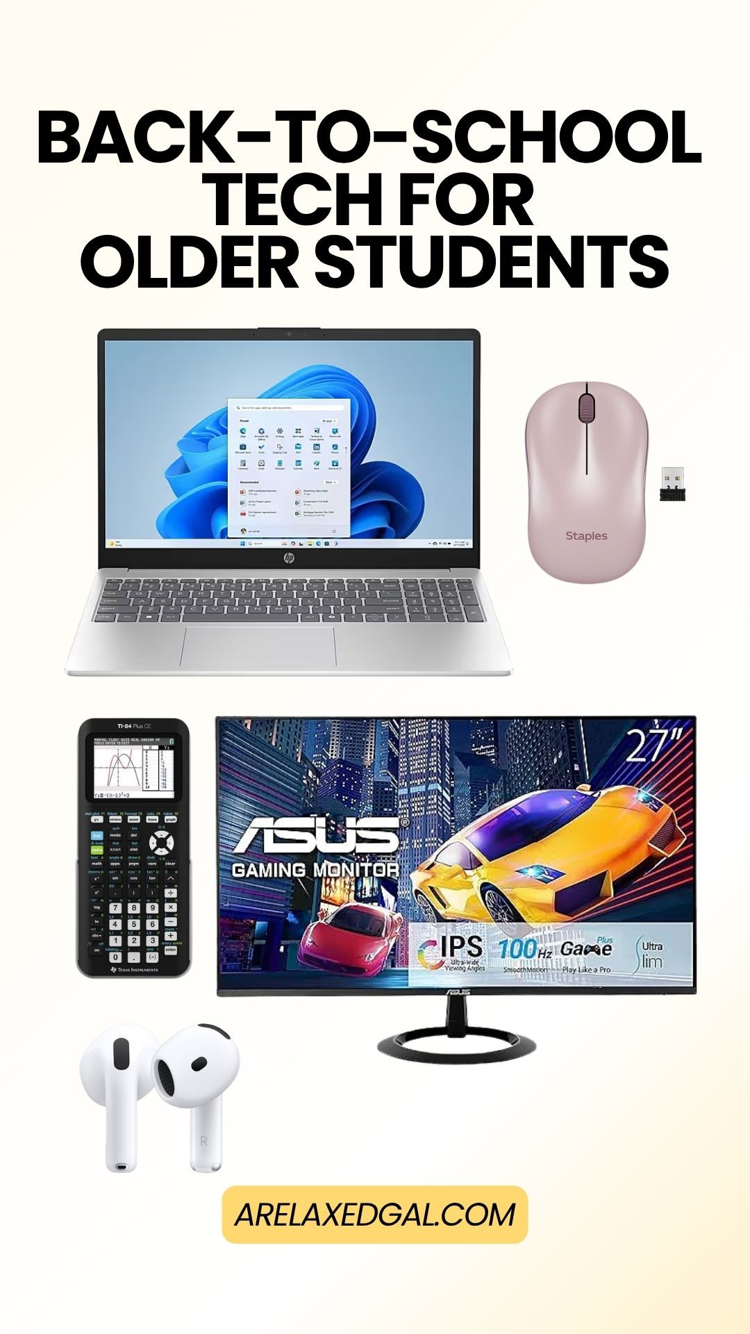 Back-to-school tech items for high
school and college students.

#LTKKids #LTKSeasonal #LTKmomlife