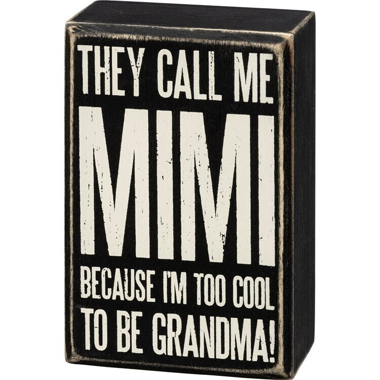 Too Cool Mimi Box Sign | Wilson Home Decor