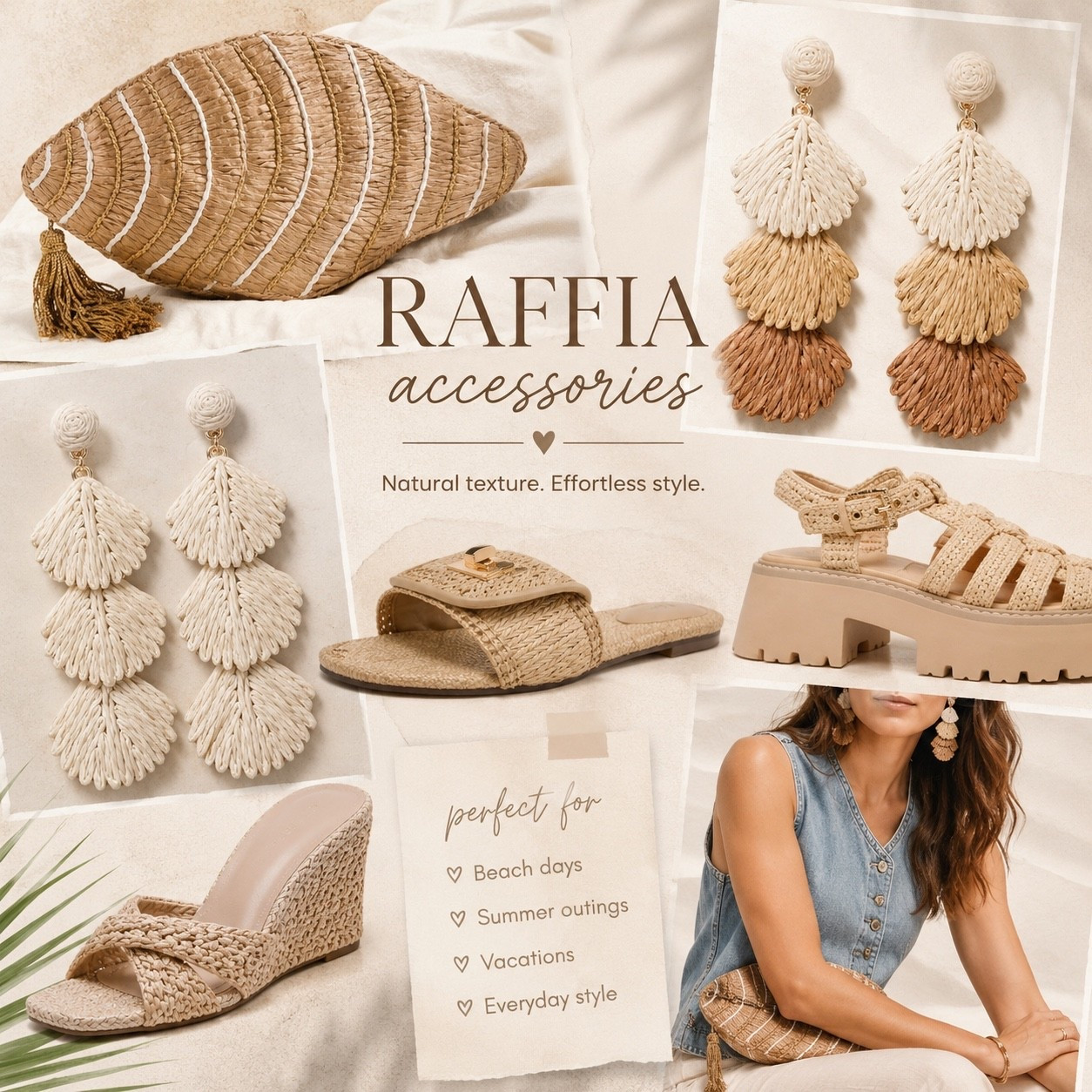 Raffia accessories from Amazon, Nordstrom and Revolve 🤎

#raffia #prada #toteme #amazon #sandals bag clutch earrings hat flats heels wedges Chloe Ysl Loewe

#LTKgrwm #LTKSwim #LTKOver40