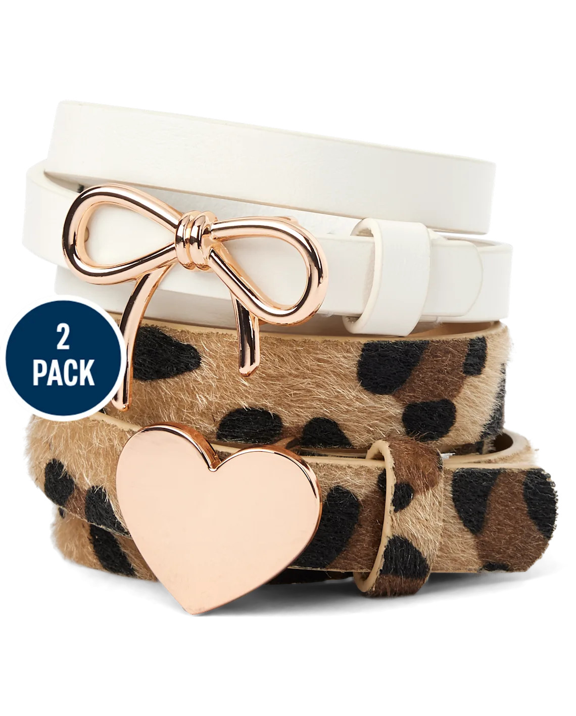 Girls Bow Belt 2-Pack - multi | The Children's Place