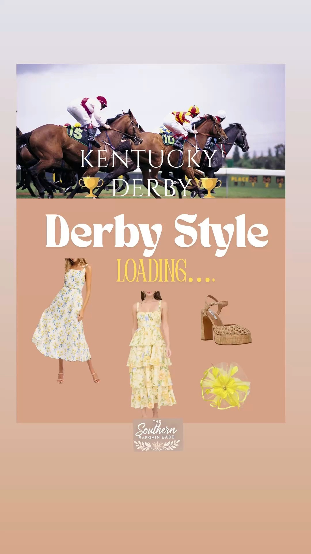 Derby style loading… 🐎💛
All the florals, raffia, and statement pieces you need for race day 💐
Tap to shop my Kentucky Derby looks 👉

#kentuckyderby #derbyday #derby #kyderby #churchilldowns #horseracing #firstsaturdayinmay

#LTKOver40 #LTKootd #LTKPetite