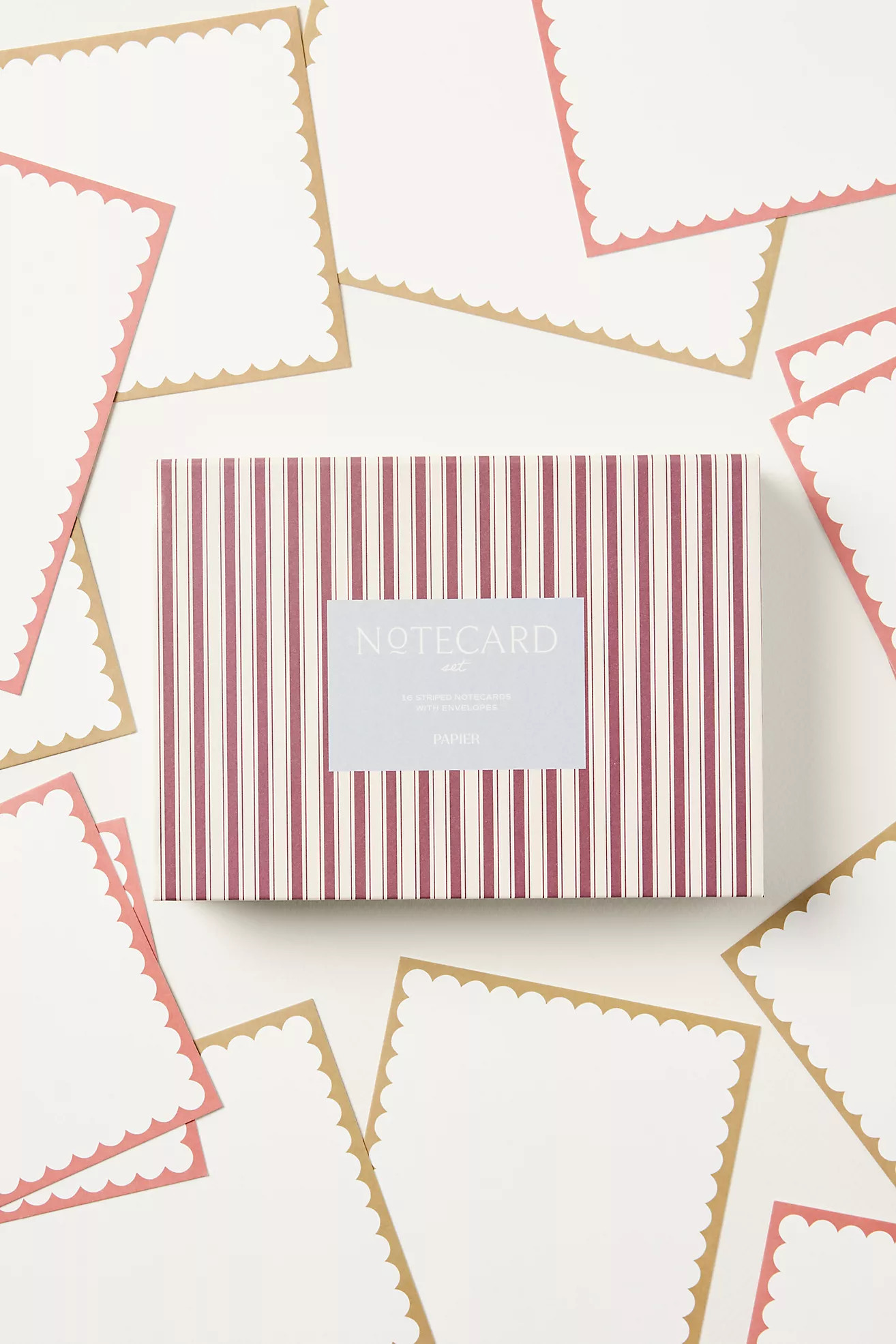 Anthropologie x Papier Stripe Boxed Notecard Set | Anthropologie (US)