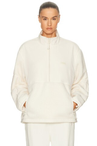 Teddy Half Zip Pullover Jacket | FWRD 