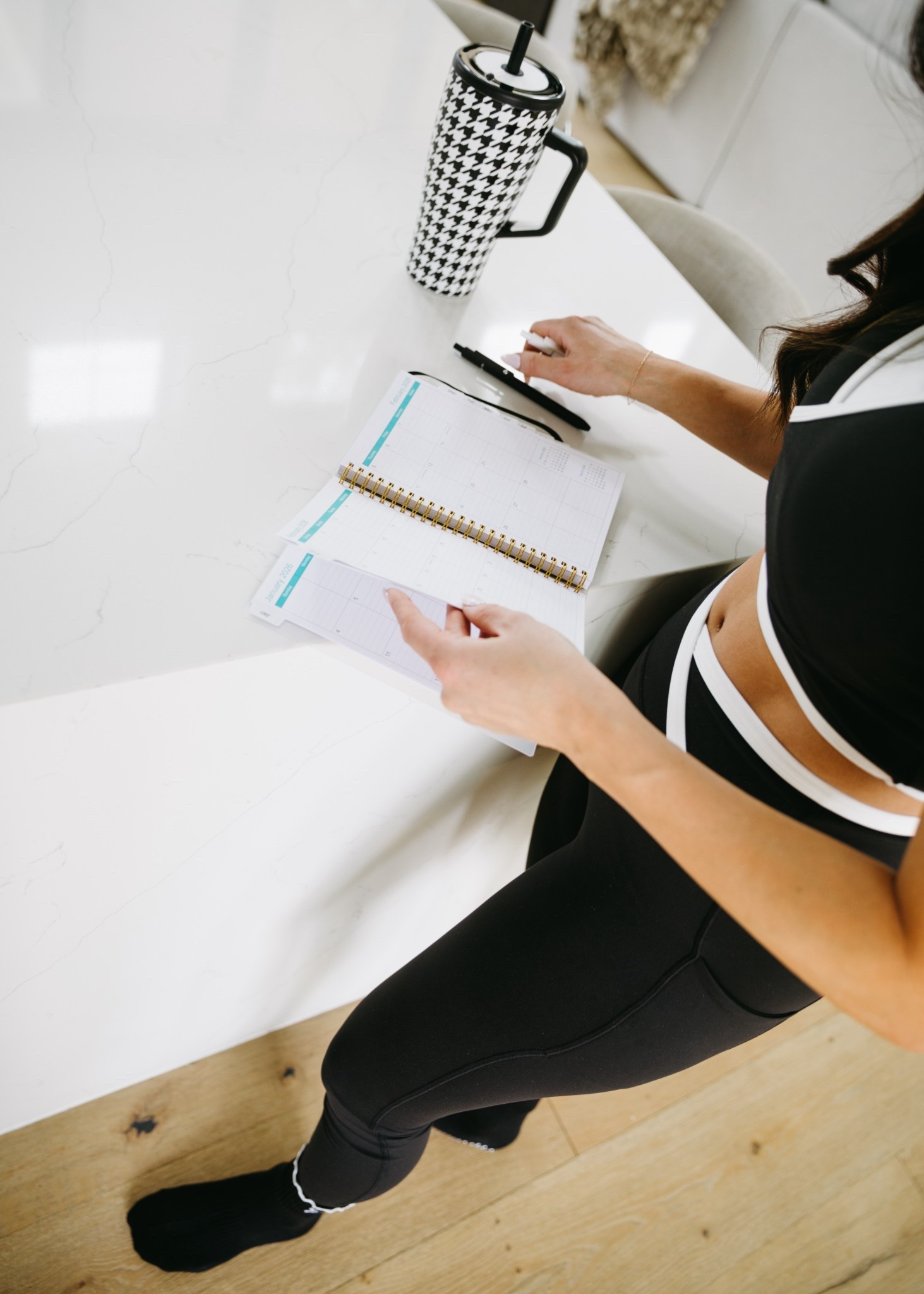 Set is from Day1. So cute! Wearing a medium in the top and small leggings. 

#LTKootd #LTKfitnessgoals #LTKdayinmylife