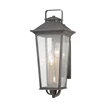 allen + roth Prospect Hill 7-in W 3-Light Aged Pewter Transitional LED Wall Sconce | Lowe's