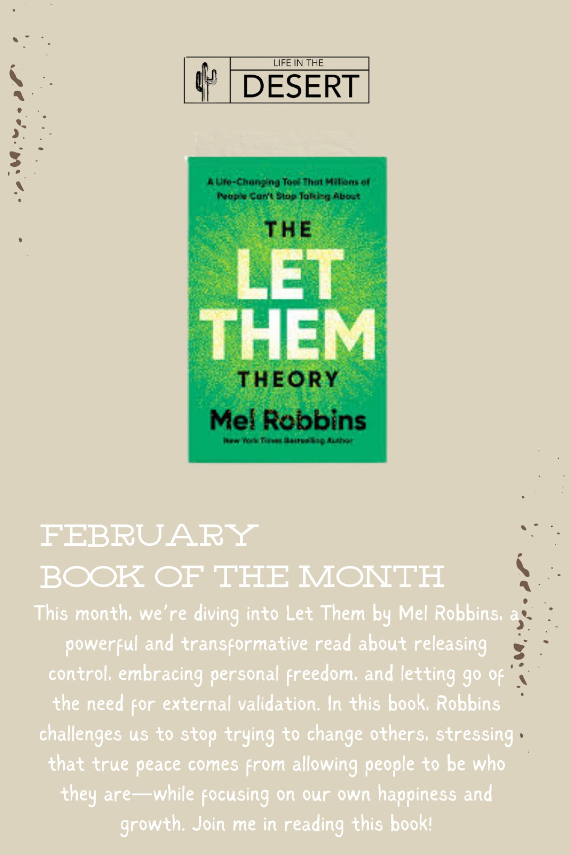 Join me this month in reading “Let Them Theory” by Mel Robbins!

#LTKHome #LTKGiftGuide